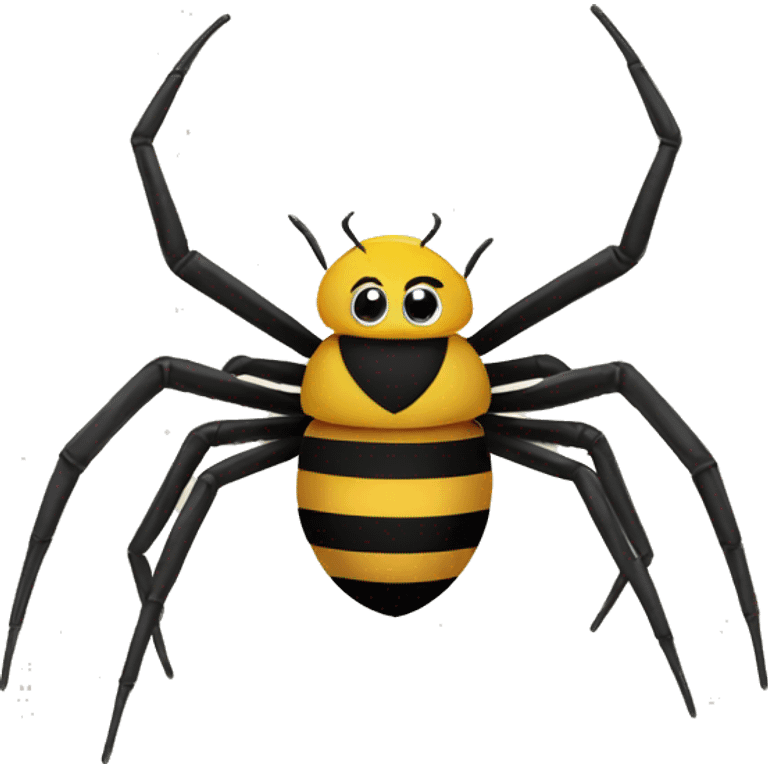 Spider combined with a bee emoji