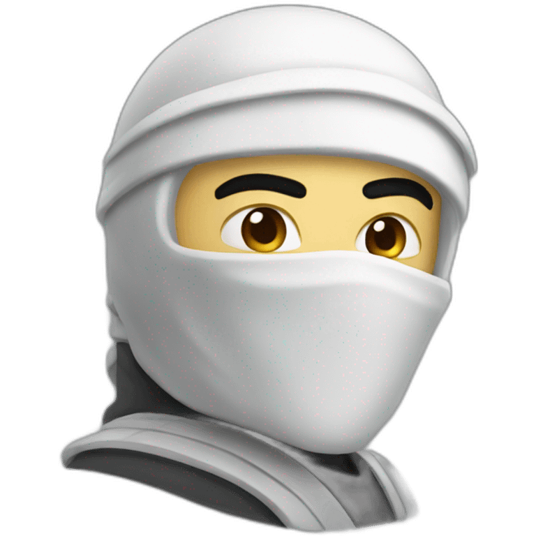 white ninja emoji