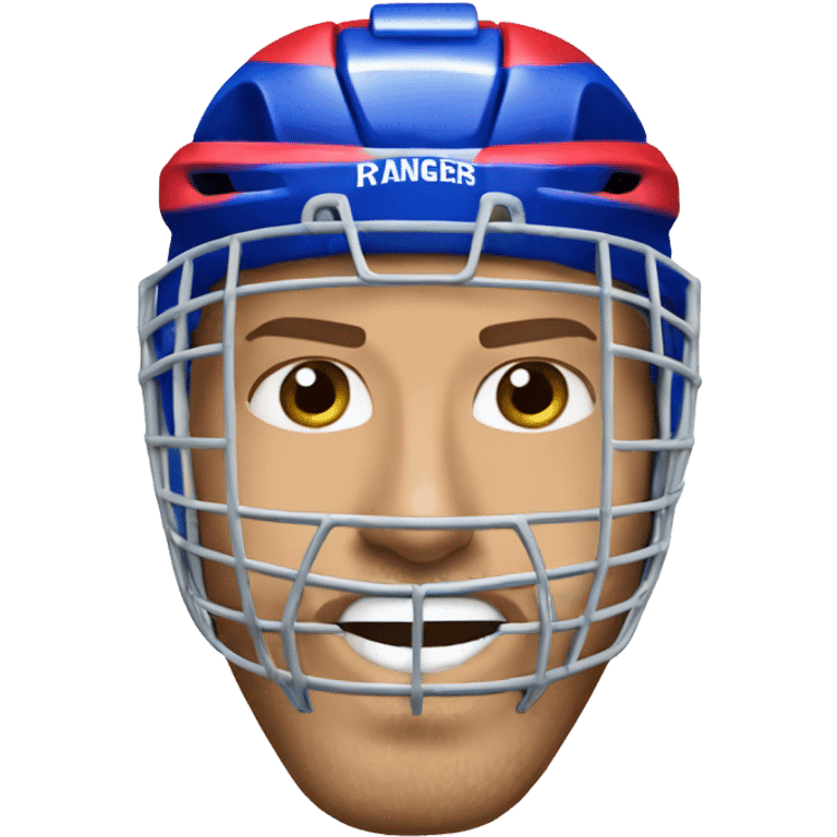 New York Rangers hockey goalie realistic emoji