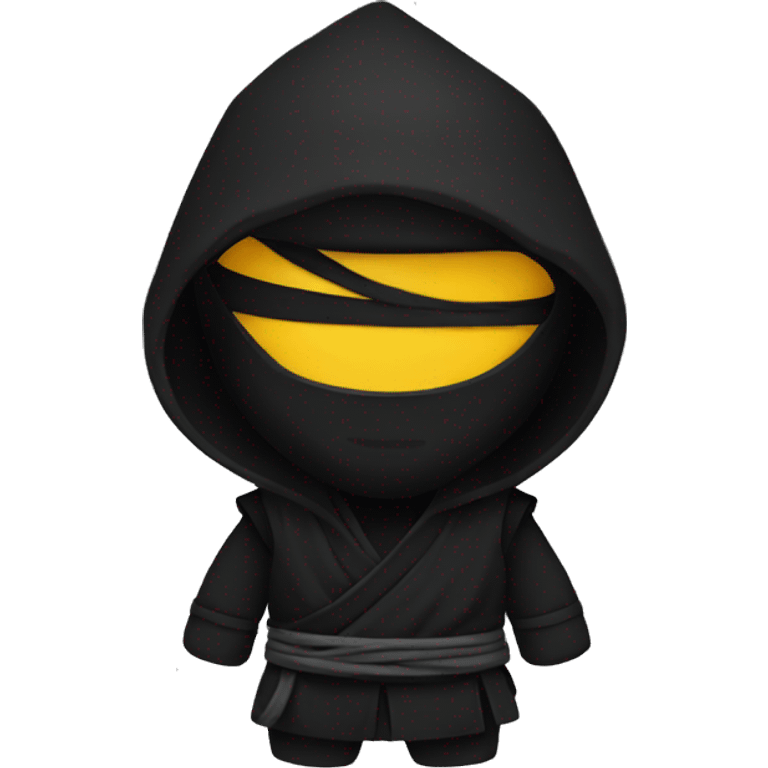 Ninja black clothes emoji