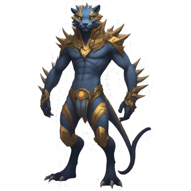 Anthro cool edgy Vernid-WickerBeast-Protogen-Primagen-Fakémon Full Body emoji