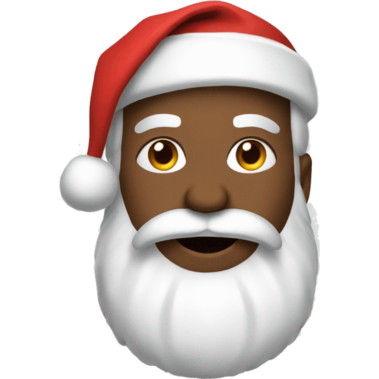 Santa close with gifts emoji