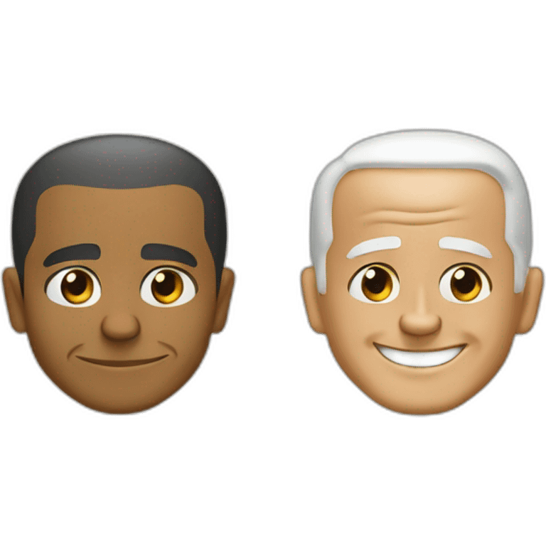 Barack Obama and Joe Biden emoji