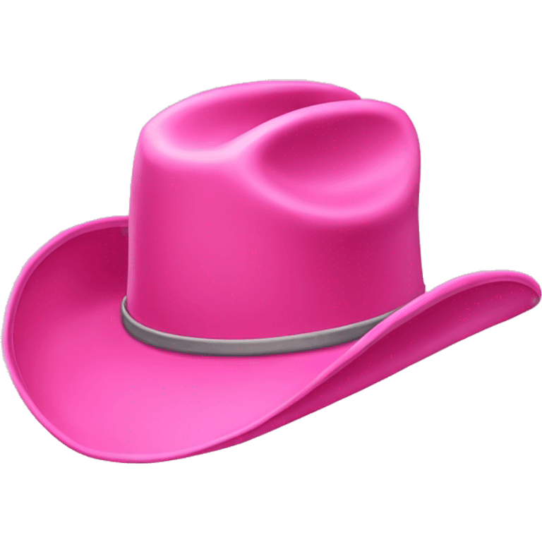 Pink cowboy hat emoji