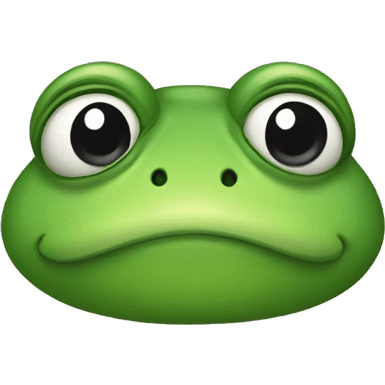 Sad frog emoji