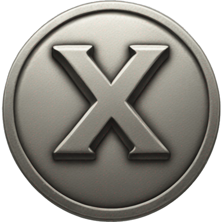 x coin emoji