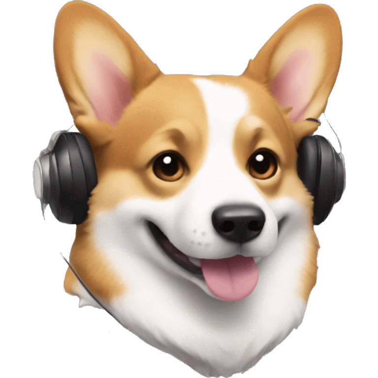 Corgi Dj emoji