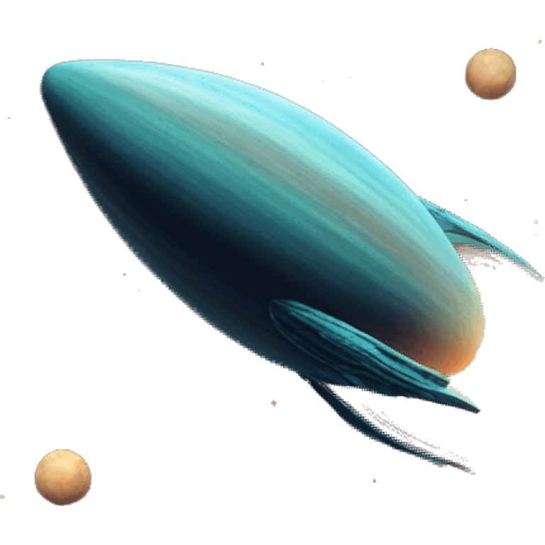 Vintage Planet comet streak motion blur emoji