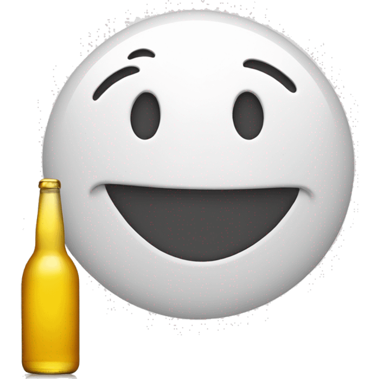 smiley face but drunk emoji