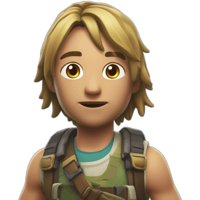 Fortnite buvant de l'eau emoji