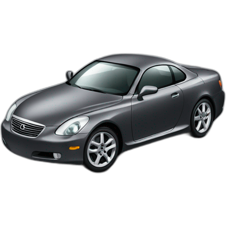 Dark Grey Lexus SC430 emoji