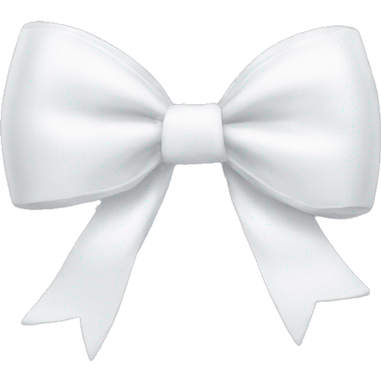 white bow emoji