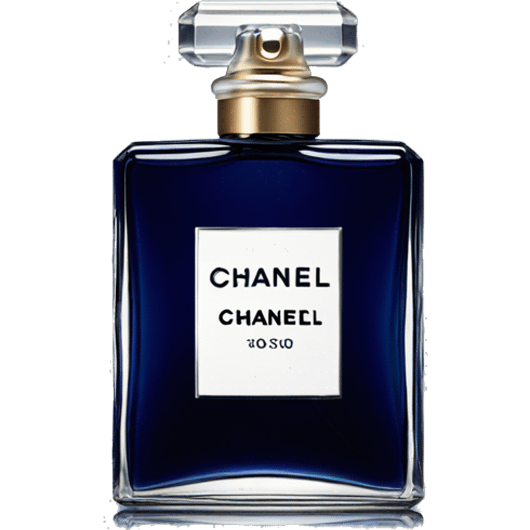 dark blue chanel men's perfume emoji