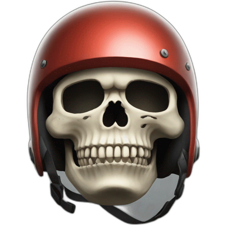 skull helmet emoji