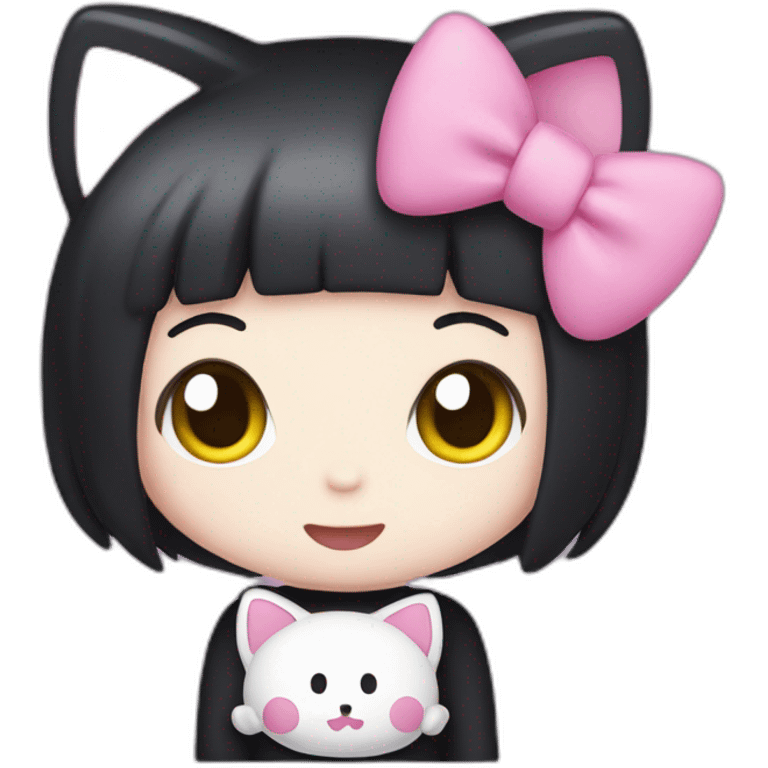 kuromi hello kitty emoji emoji