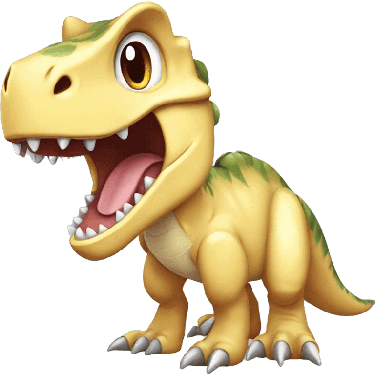 cute tyrannosaurus rex pokemon emoji