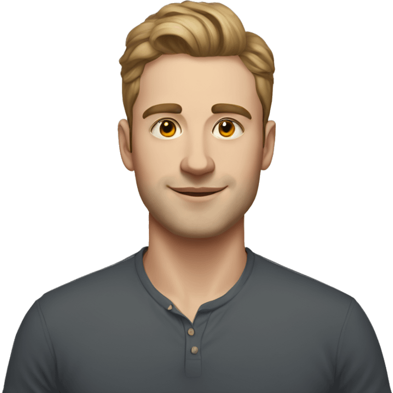 Portrait, British Male, mid 20s, named Charlie emoji