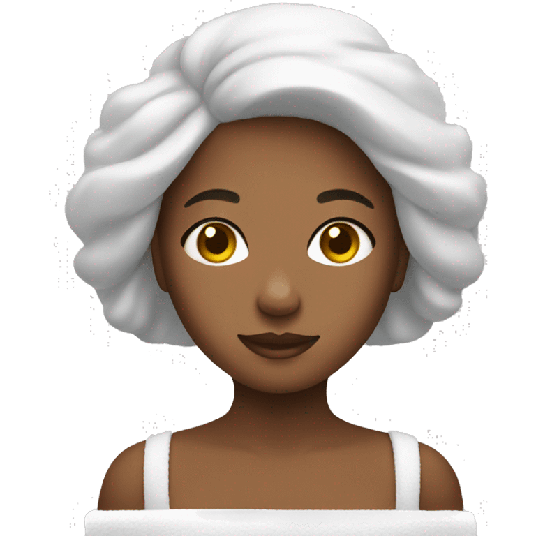 Cute spa girl emoji