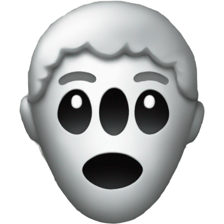 Black-Ghost [money floating around head as halo] emoji