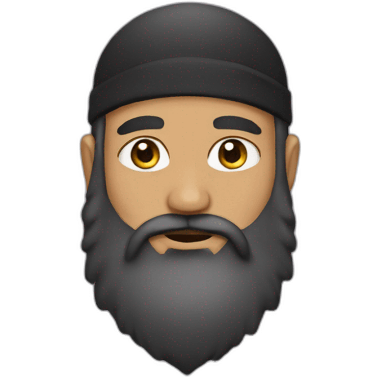 muslim with big beard emoji