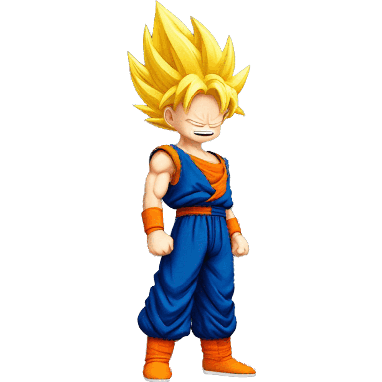 Goku in super sayain emoji