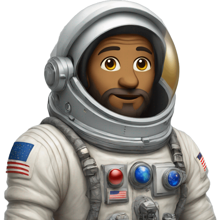 Leonardo da Vinci astronaut emoji