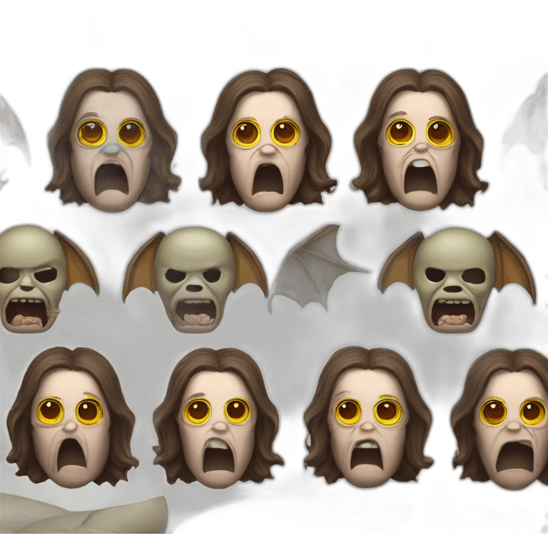 Ozzy Osbourne eat bat head emoji