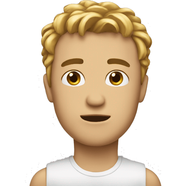 🤷‍♂️ this emoji but with its face covered emoji