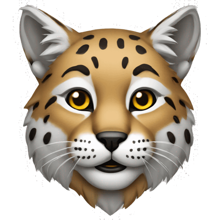 Bobcat mascot emoji