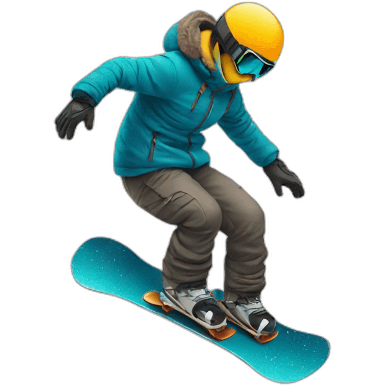 Snowboard emoji