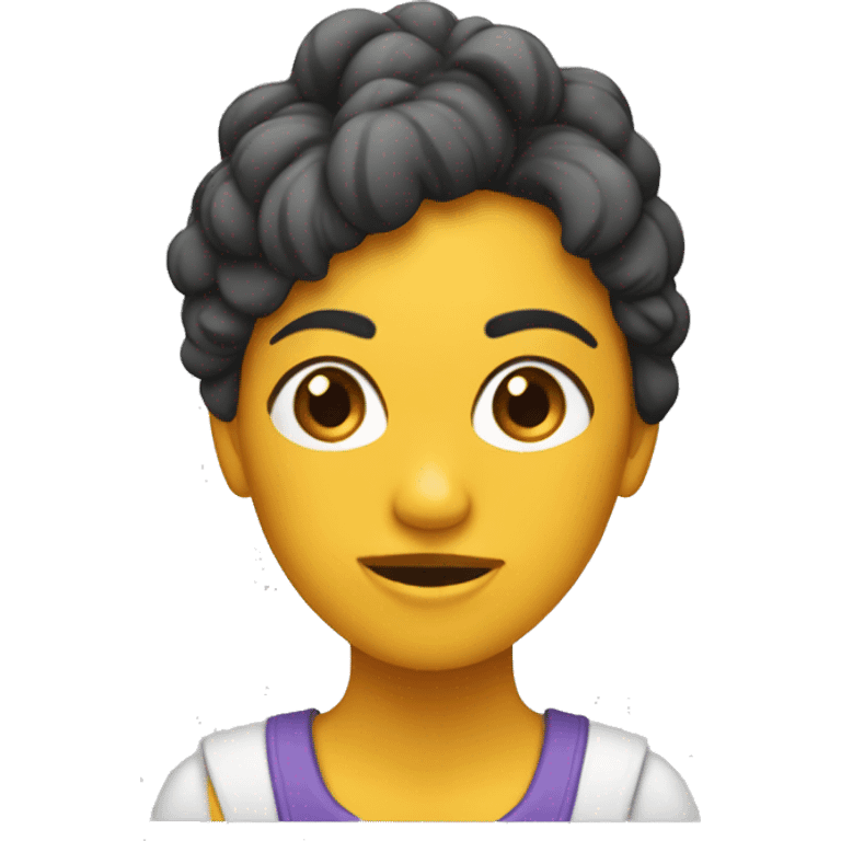 Chica en La peluquería  emoji