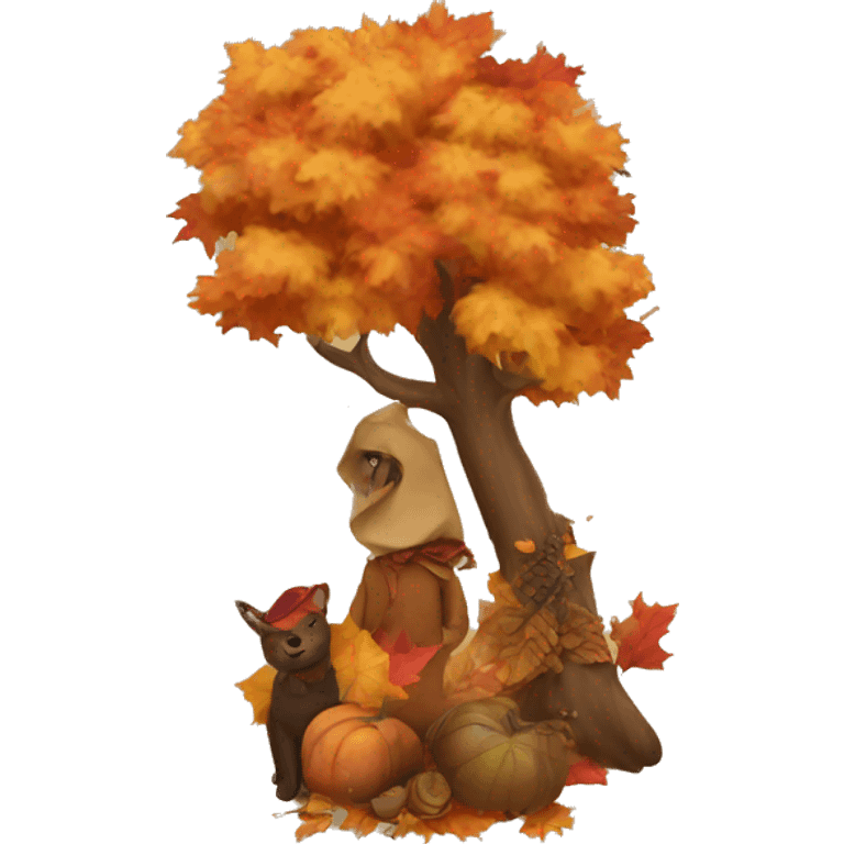 Autumn emoji