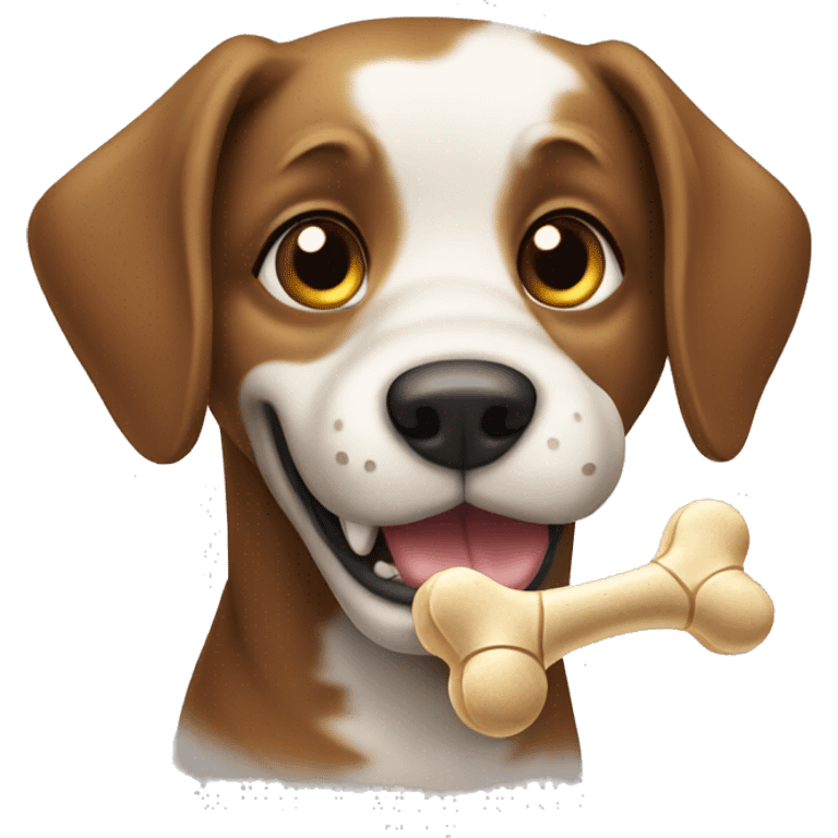 dog with bone emoji