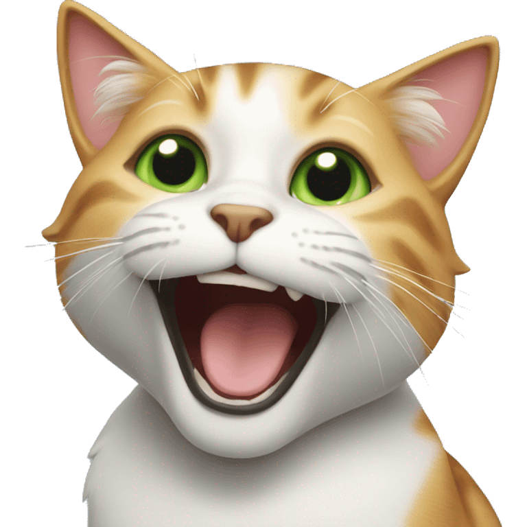 happy cat celebrating emoji