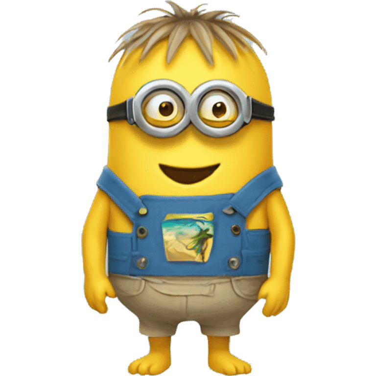 beach minion emoji