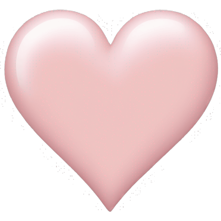 Light pink heart emoji