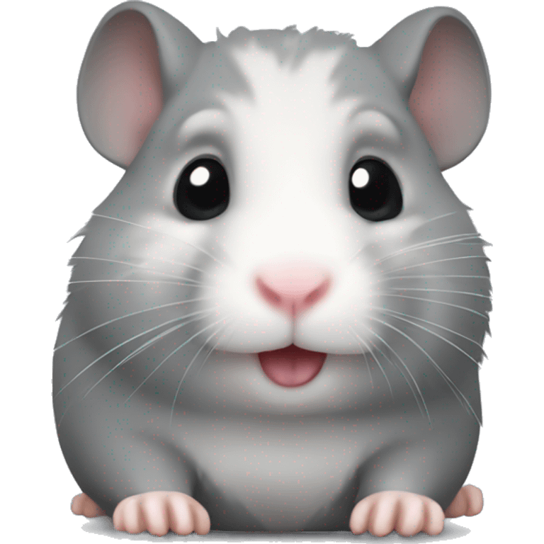 Grey hamster emoji