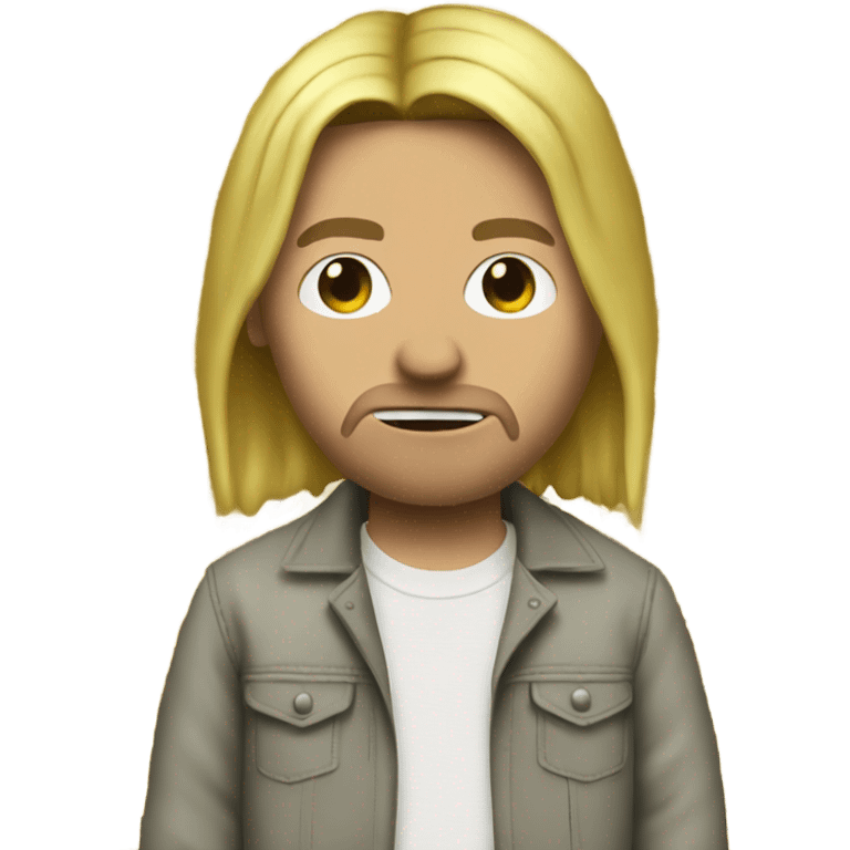 cobain crazy emoji