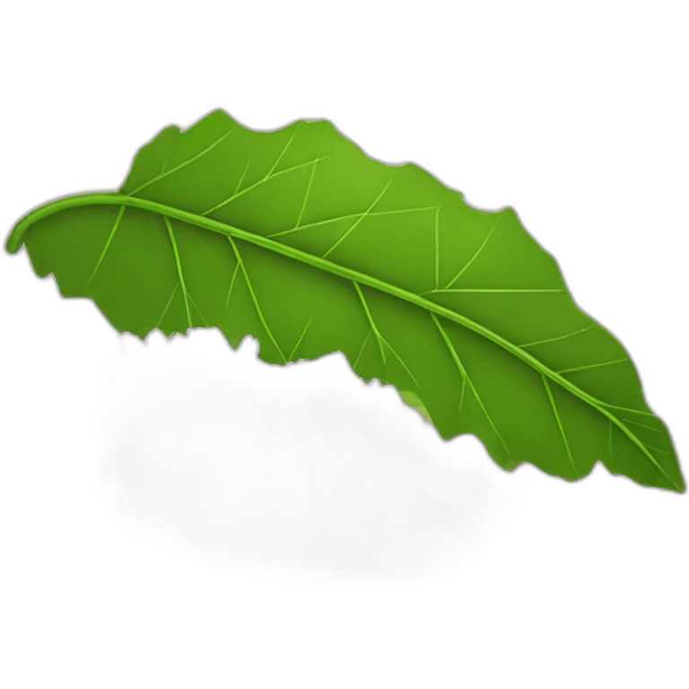 Rolled grape leaf with rice inside emoji