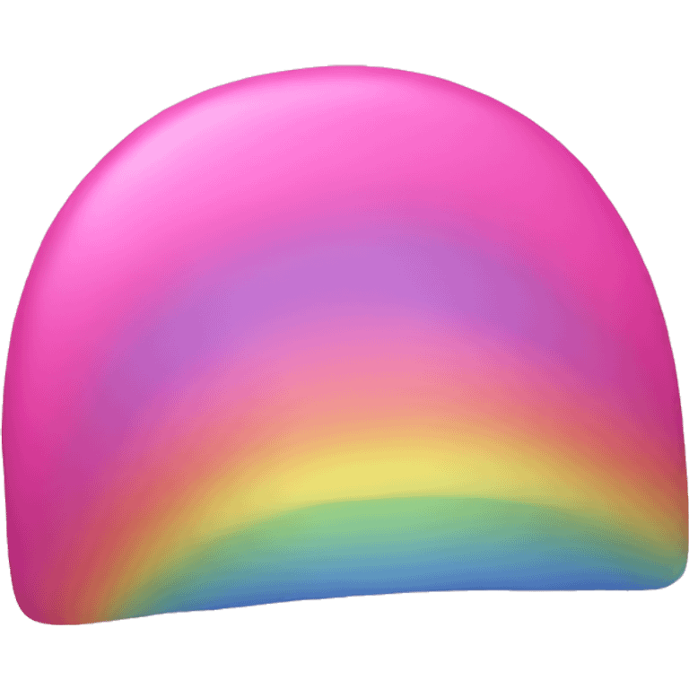 Pink rainbow emoji