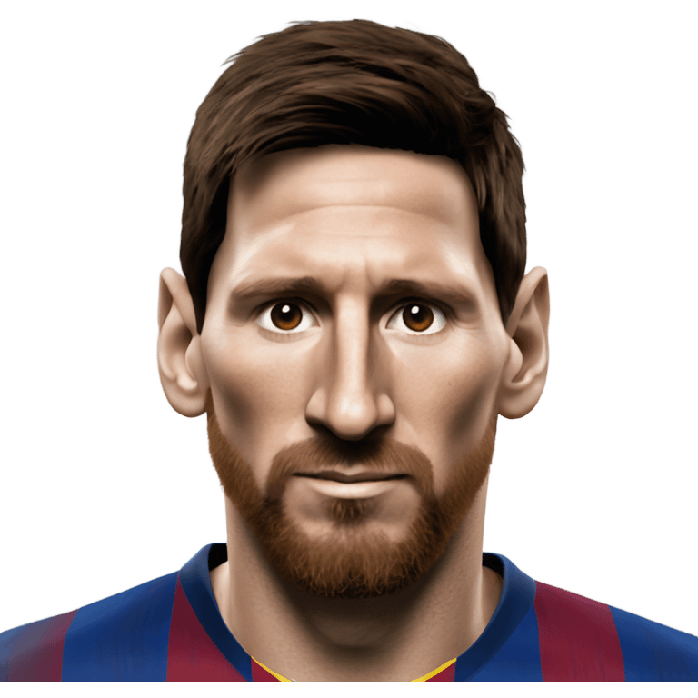 Lionel Messi realistic  emoji