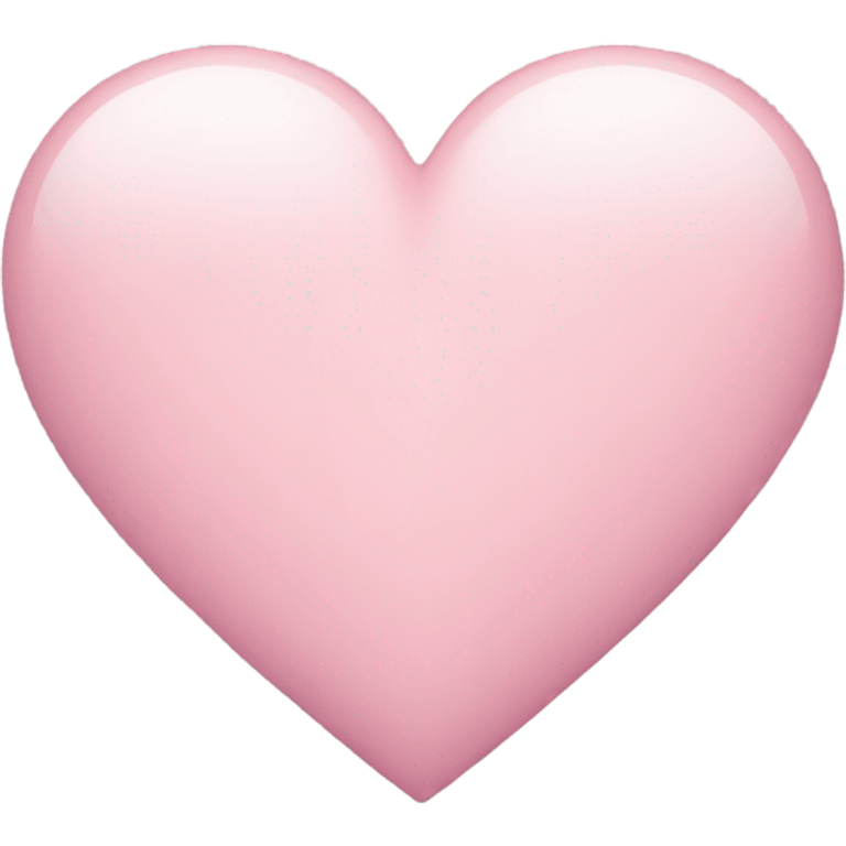 Light pink heart emoji