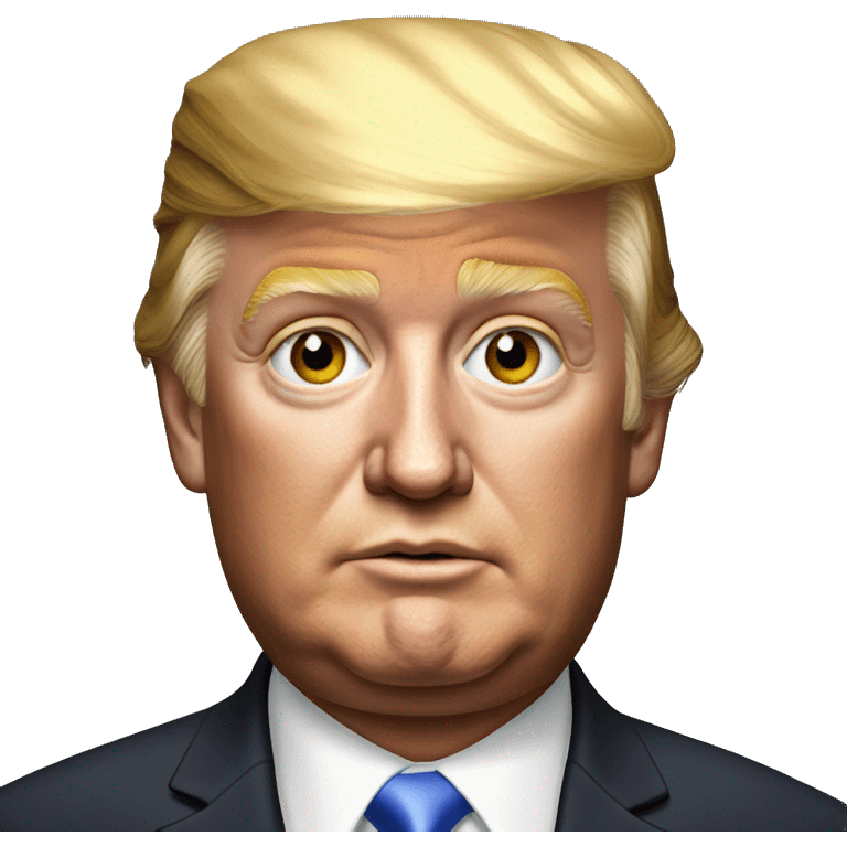 photorealistic Donald trump emoji