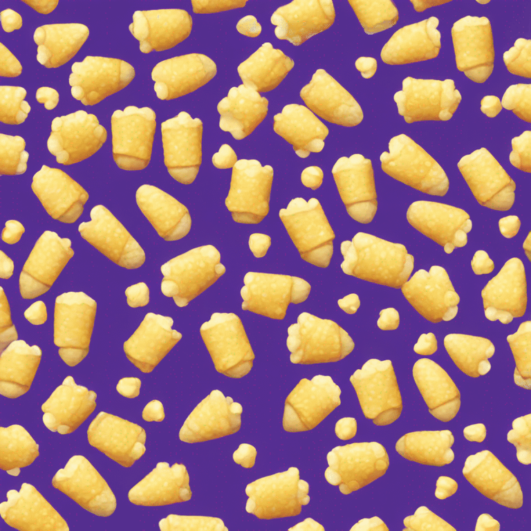 gradient pop corn emoji