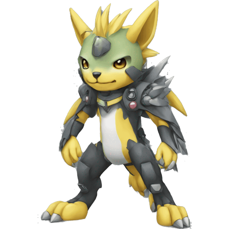  kawaii cool edgy Digimon-Fakemon-animal full body emoji