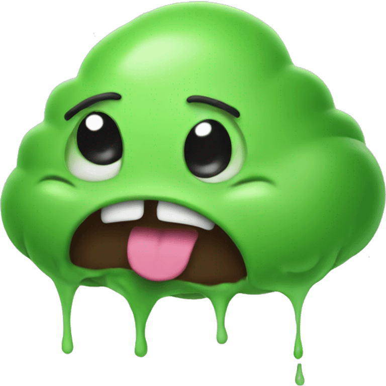 Fart slime emoji