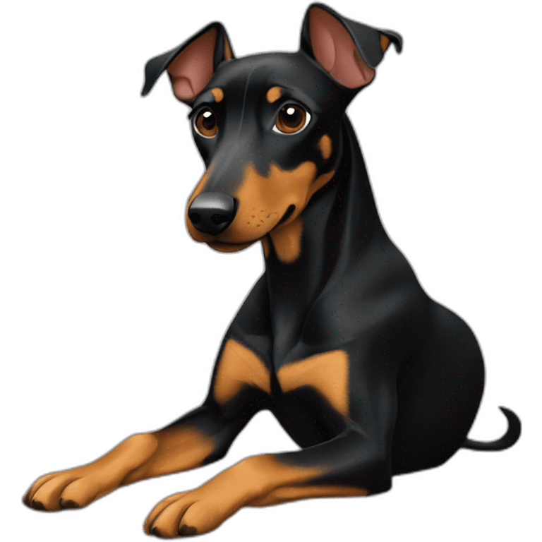 Manchester terrier  emoji