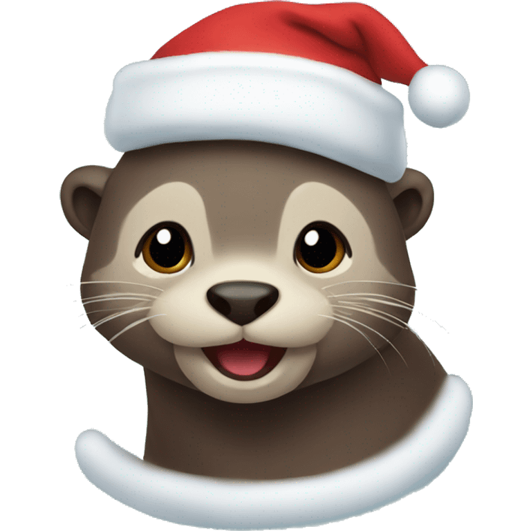 Otter Christmas  emoji