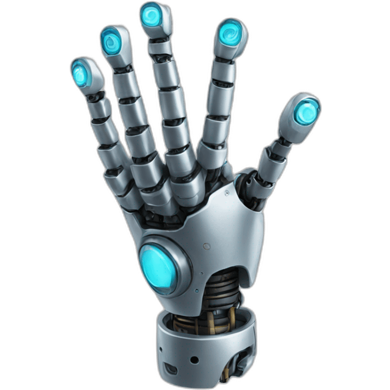 robot hand emoji