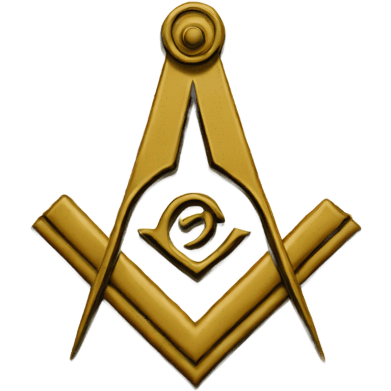 Masonic square and compass  emoji